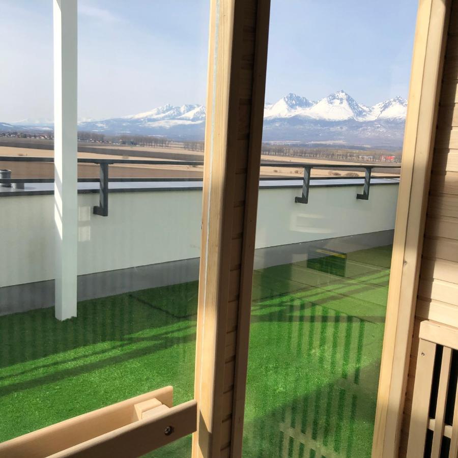 Tatra Billetee Apartman S Luxusnym Vyhladom Na Vysoketatry A Sukromnym Wellness Попрад Экстерьер фото