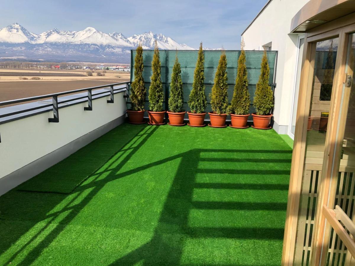 Tatra Billetee Apartman S Luxusnym Vyhladom Na Vysoketatry A Sukromnym Wellness Попрад Экстерьер фото